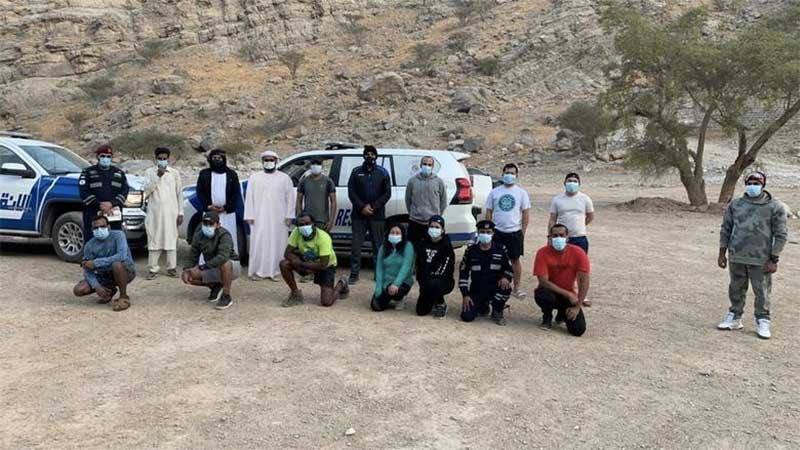 9 missing trekkers rescued in Ras Al Khaimah valley