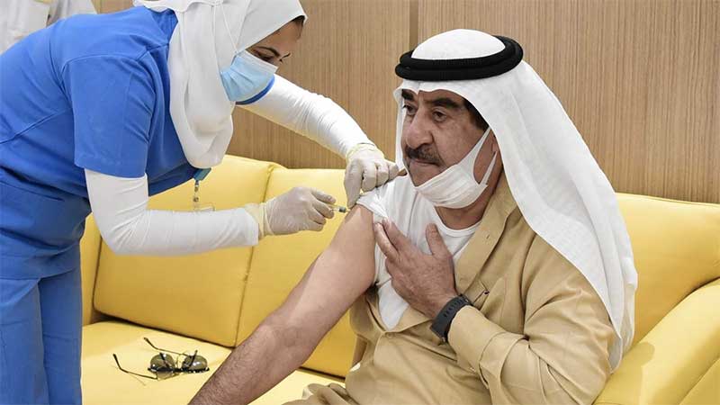 Umm Al Quwain ruler takes Covid-19 vaccine