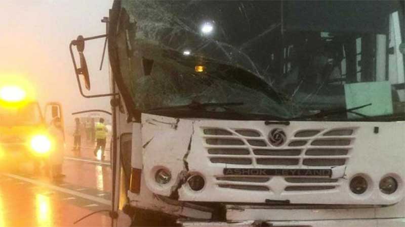 1 killed, 8 injured in Abu Dhabi car pile-up