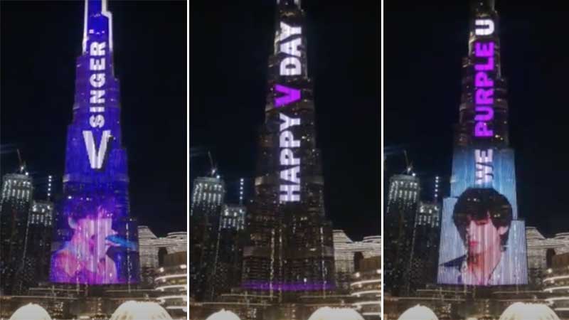 How much did fans of BTS star Kim Taehyung spend on Burj Khalifa ad?