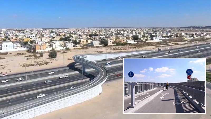 New cycling bridge opens near Dragon Mart, International City