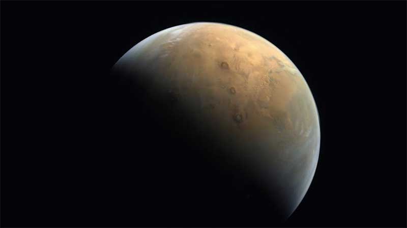 UAE Hope Probe sends its first Mars picture
