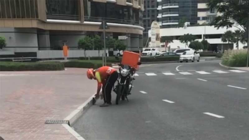 Dubai delivery man who saved bird identified