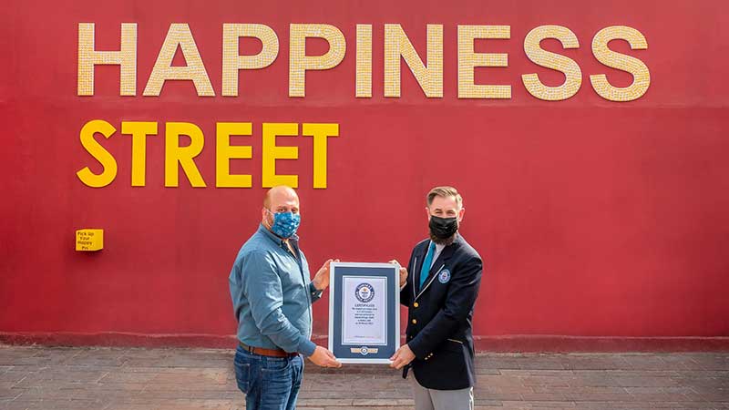 Watch: Global Village Happiness Street bags world record