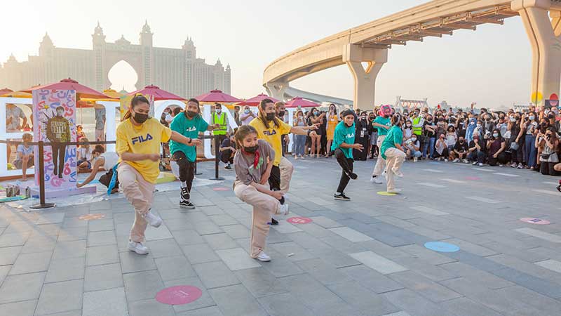 BTS mania in Dubai: street dance takeover at The Pointe