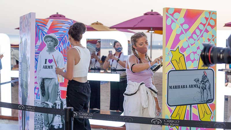 BTS hit song Butter debuts in Dubai with live art