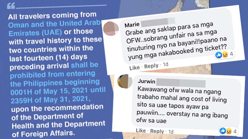 Filipinos in UAE cry foul over Philippine entry ban