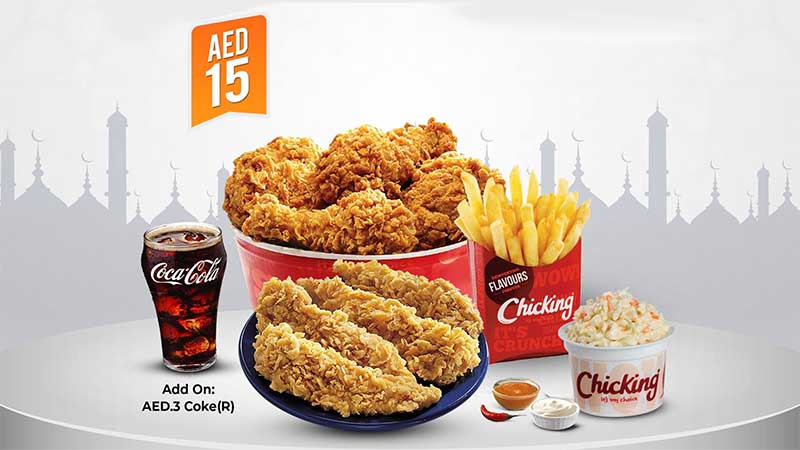 12 items for Dh15: Chicking's unbeatable Sunday treat