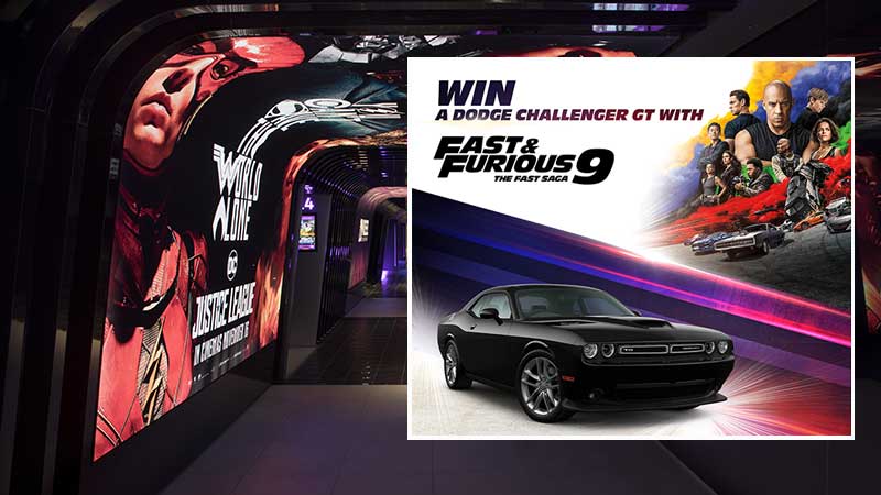  Win Dodge Challenger with Fast & Furious 9 at Dubai Reel Cinemas