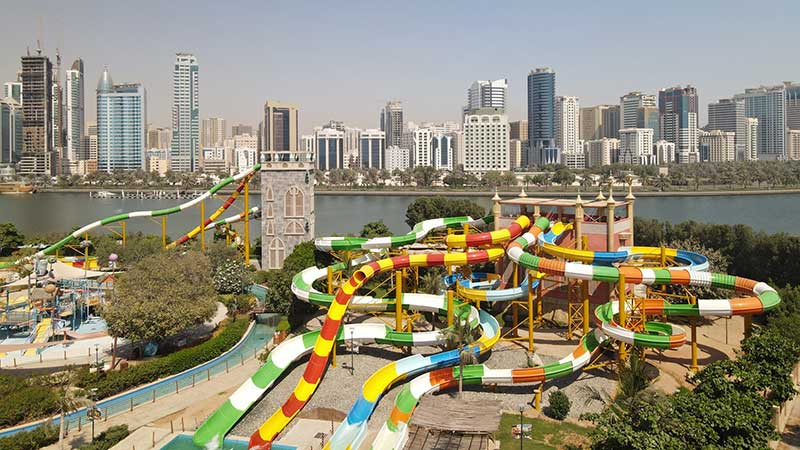 Sharjah Al Montazah Park reopens Pearl Kingdom with new slides