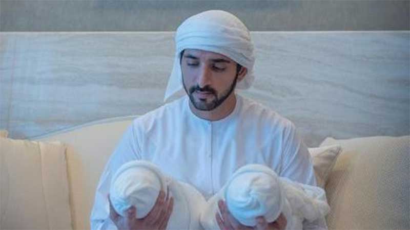 Sheikh Hamdan now father of twins