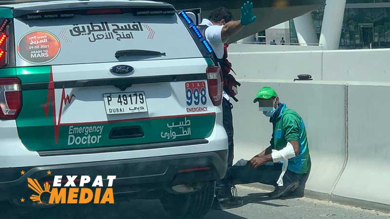 Careem driver injured in Dubai accident