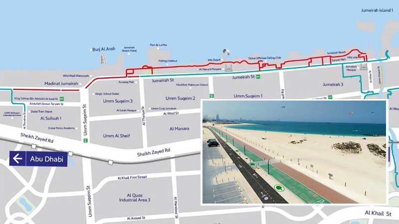 New 16km bicycle track to be constructed along Jumeirah Beach