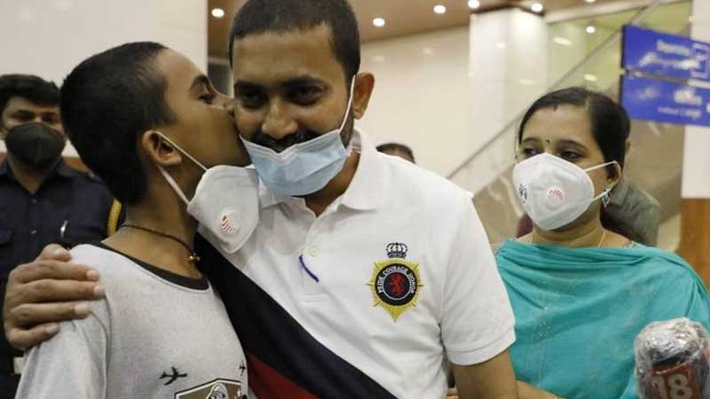 Indian expat on death row in UAE reunites with family