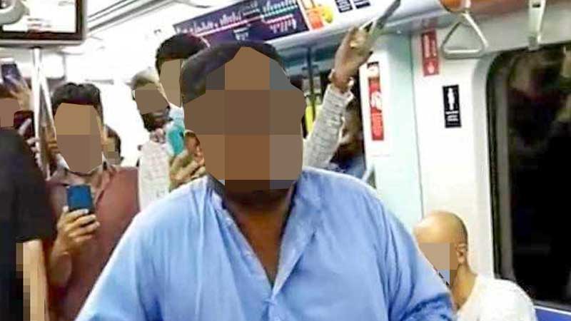 Maskless man dancing on Dubai Metro arrested