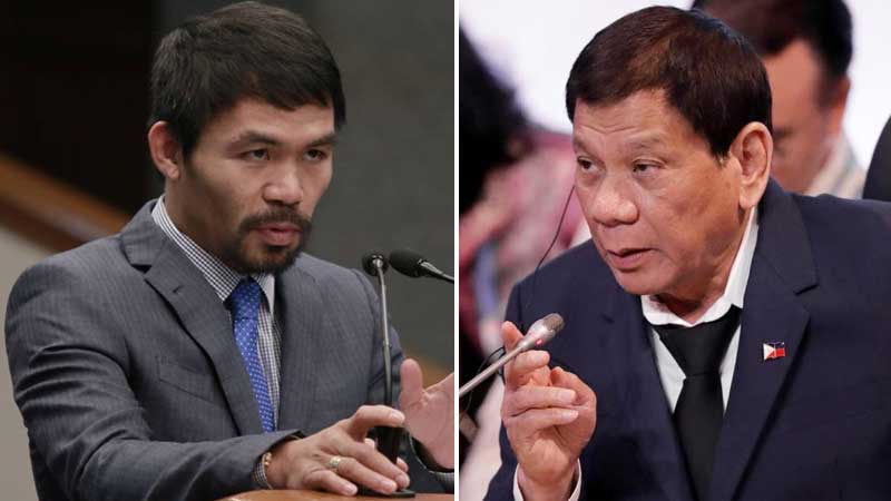 Pacquiao corruption claim ‘complete surprise’ to Duterte