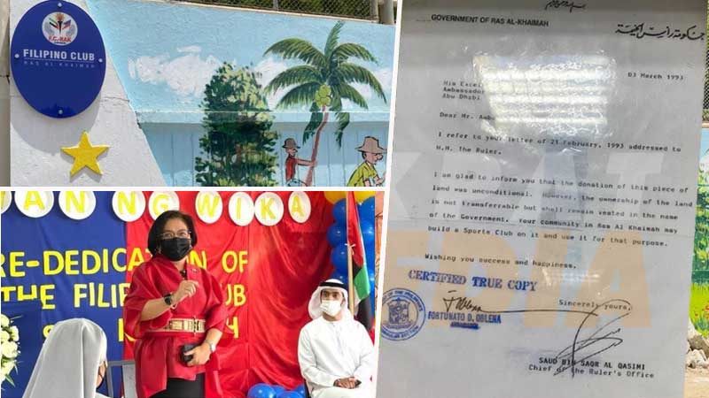 Land given to Filipinos in Ras Al Khaimah: Sheikh’s gift re-dedicated