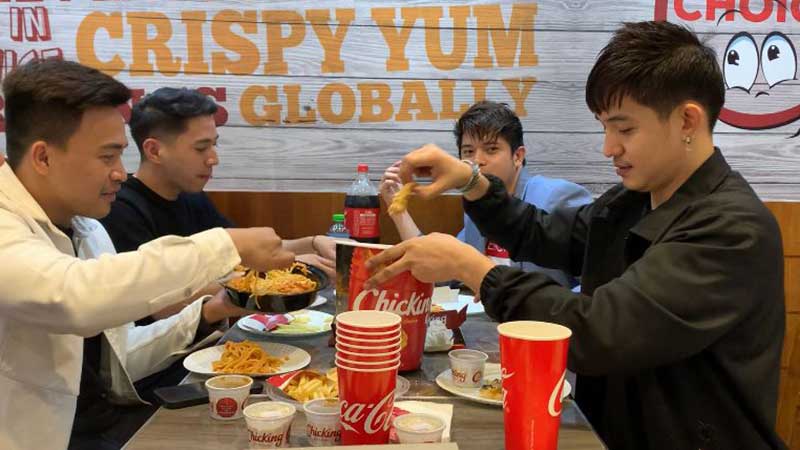 Man of the Philippines candidates visit Chicking