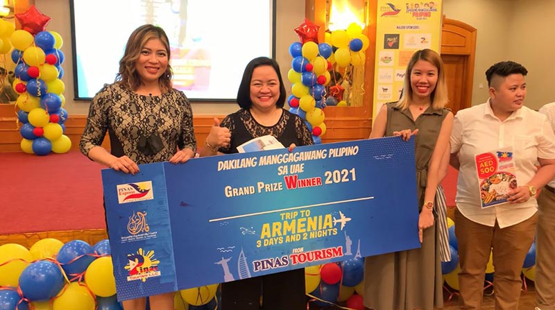Filipina philanthropist in Dubai wins UAE award for Filipino workers