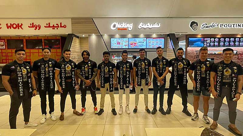 Man of the Universe candidates visit Chicking in Dubai