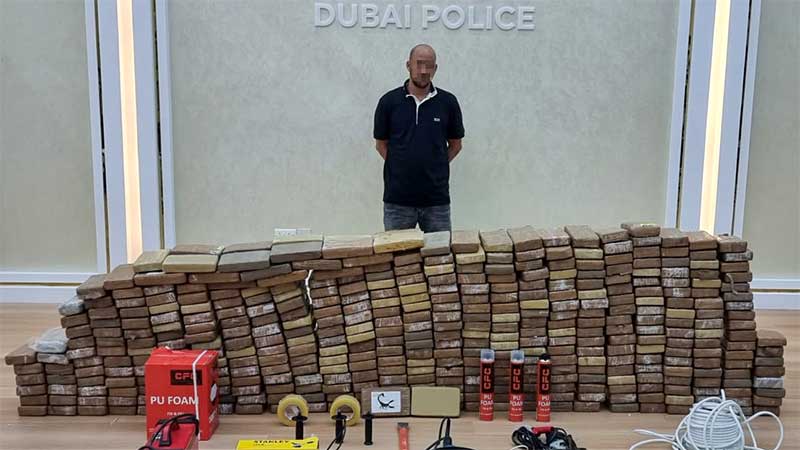 Dubai Police 'Scorpion' arrest cocaine smuggler, seize drugs worth over Dh500 million