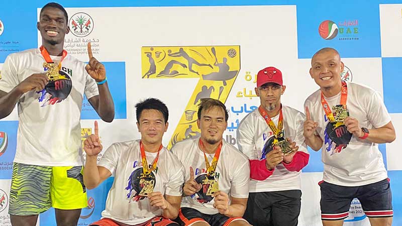 Team Pilipinas-Poging Arabo win Kalba Beach Basketball championship