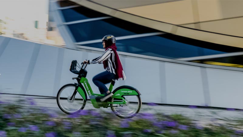 Dh1 bike rental in Dubai on December 24 and 25
