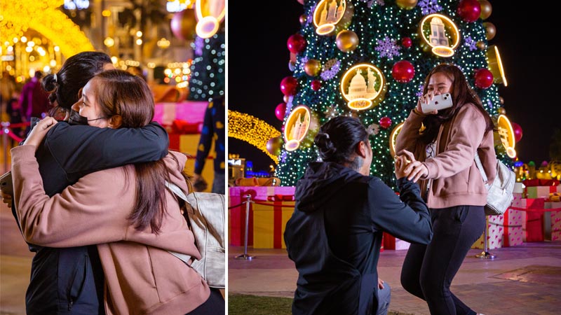 Filipino couple get engaged at Global Village Dubai