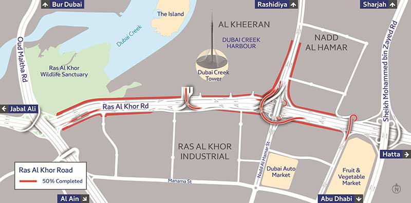 New road project to cut Ras Al Khor travel time to just 7 minutes