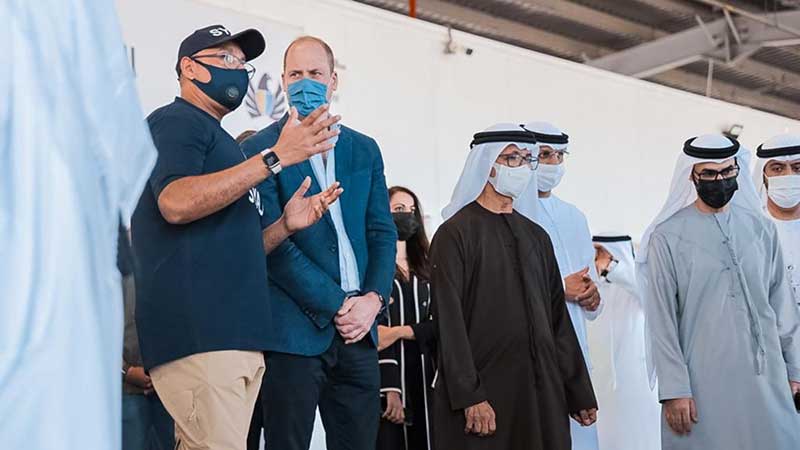 Prince William visits Jebel Ali Port in Dubai