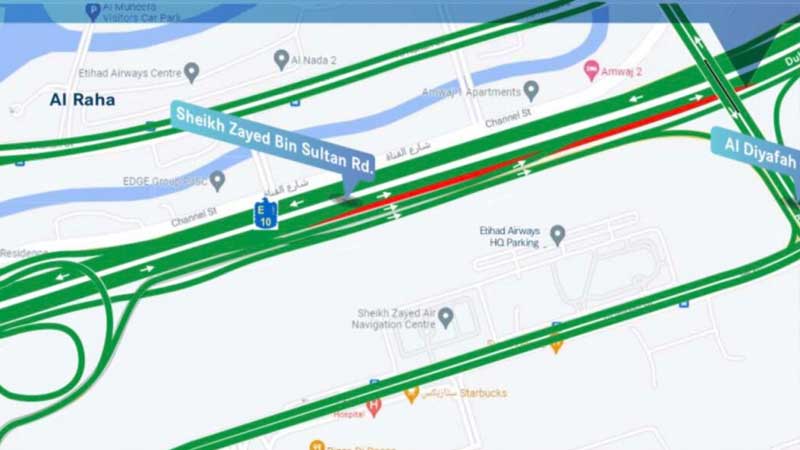 UAE road partially closed for 10 days starting February 16