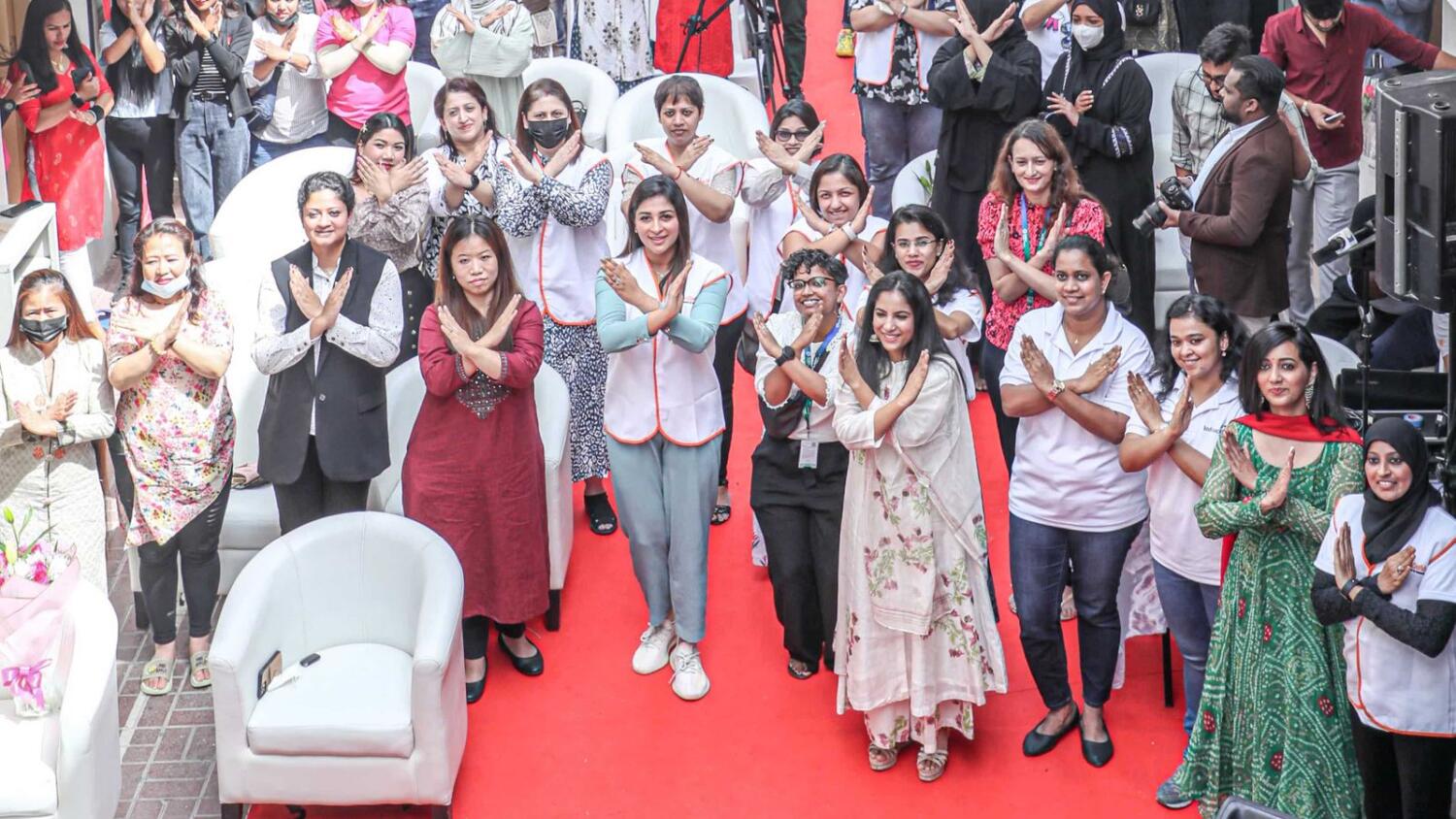 500 female bus conductors celebrate International Women’s Day at a medical camp