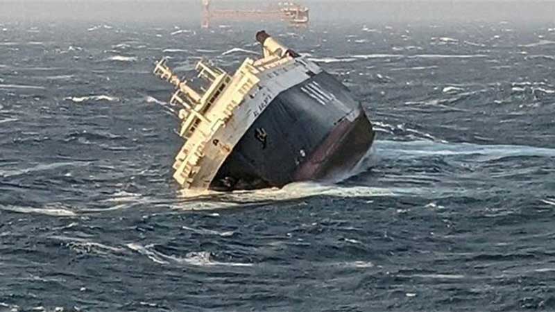Search continues for missing crew of sunken UAE cargo ship