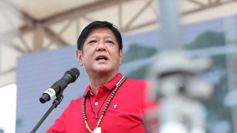 Philippine presidential aspirant Bongbong Marcos