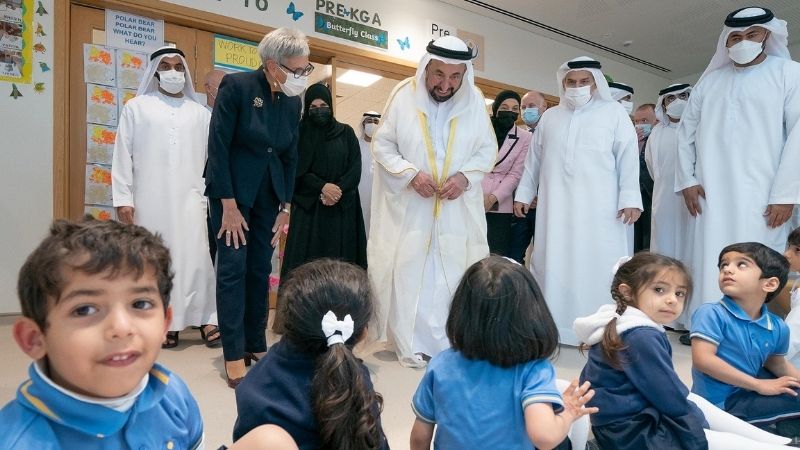Sheikh Al Qasimi opens Victoria International School in Sharjah