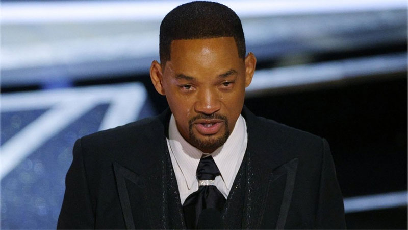 Oscars 2022: Will Smith reacts to Academy's 10-year ban