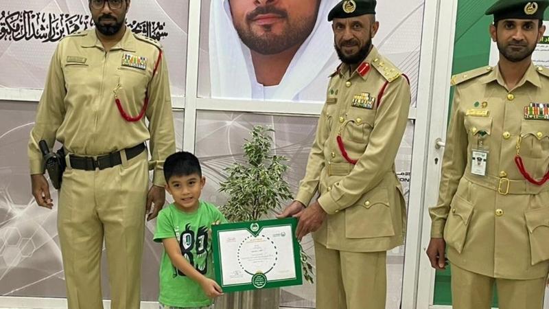 5-year-old Filipino boy awarded for returning Dh4,000 lost cash in Dubai