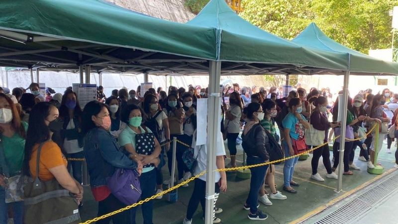 Hong Kong OFWs dismayed after early closing of the first day of elections