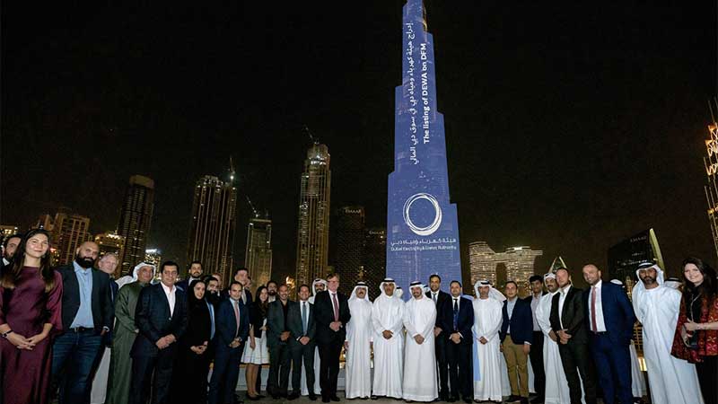 Burj Khalifa lights up for DEWA’s landmark IPO listing