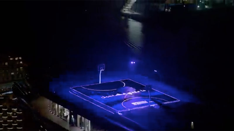 Dubai's first glow-in-the-dark basketball court now open