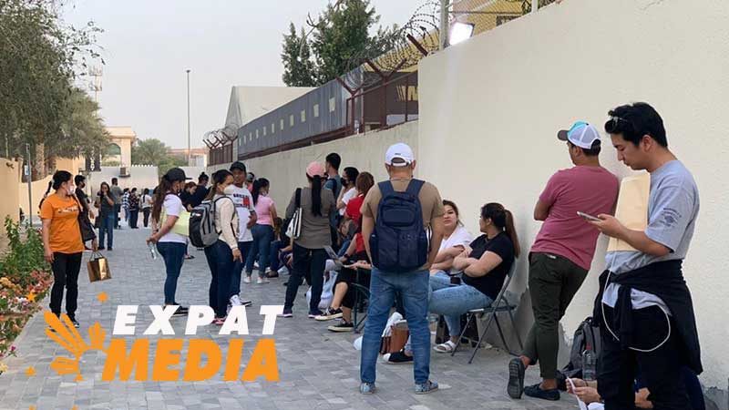 Long queue at POLO Dubai