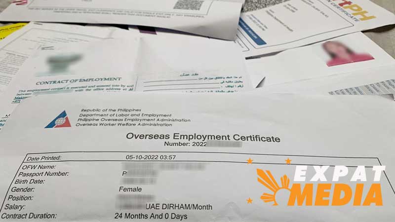 Overseas Employment Certificate (OEC)