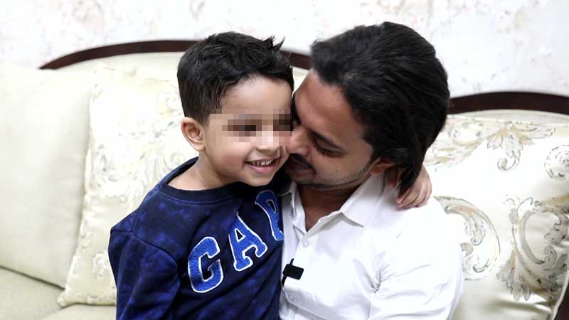 Indian boy reunites with dad in Dubai after family dispute kept them apart for months