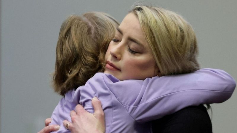 American actress Amber Heard says her loss is a 'setback' for women
