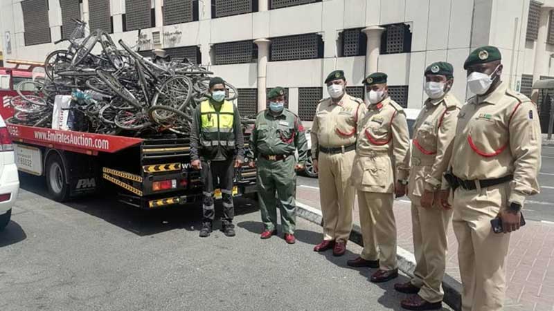 More than 400 bicycles seized in Dubai