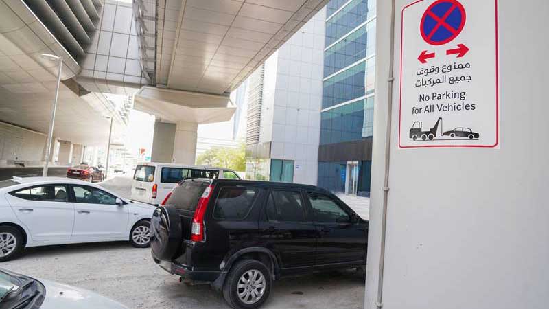 Over 400 motorists warned for illegal parking under Dubai Metro bridges