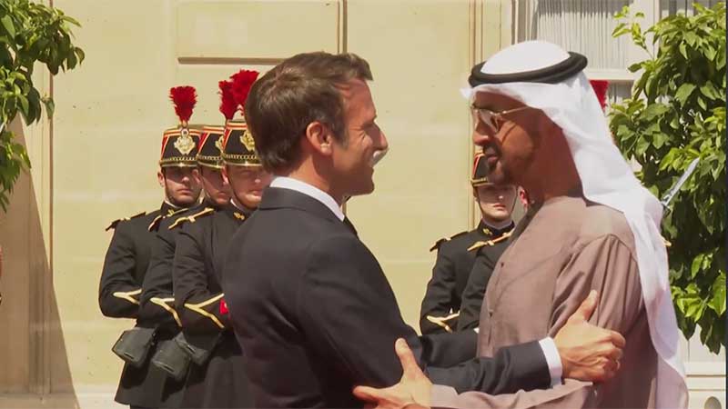 UAE President Sheikh Mohamed bin Zayed arrives in France for state visit