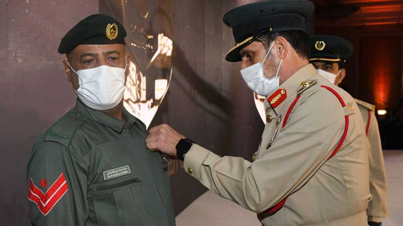 Dubai Police officer with no traffic fines for 31 years awarded