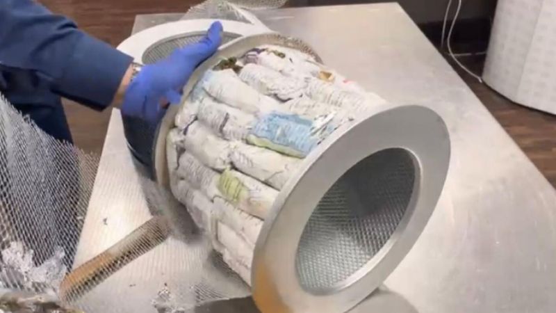 Passenger smuggling 3.7kg of marijuana using vehicle spare parts caught at the Dubai airport
