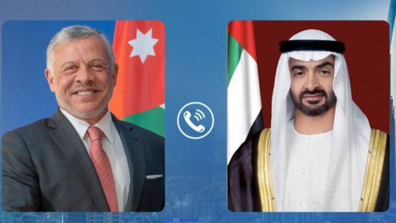 UAE President congratulates Jordanian King on Crown Prince’s engagement